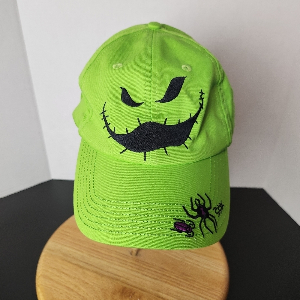 Disney Parks Oogie Boogie Baseball Cap Green Halloween Hat Nightmare Christmas